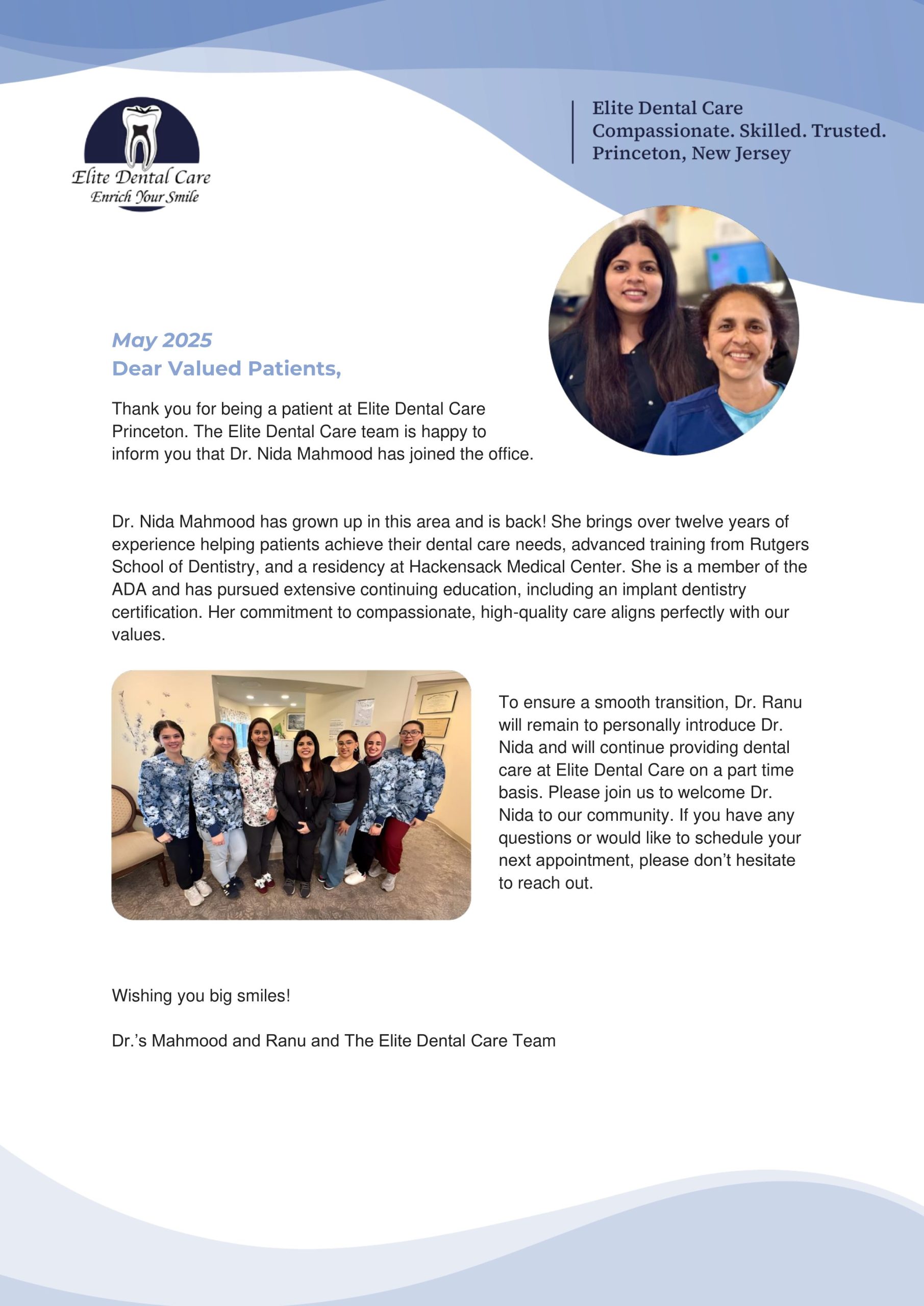 Elite-Dental-Letter